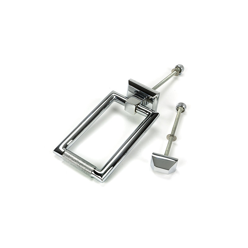 Brompton Door Knocker, Polished Chrome