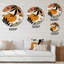 Horloge murale Composition Abstract-1370252471
