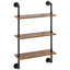 3 Piece Square Wood Floating Shelf