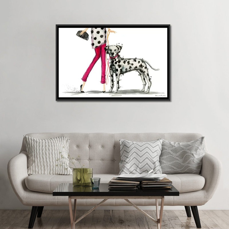 "Tonnele" par Bella Pilar, reproduction d'art sur toile tendue, H 18 po x l 26 po x P 1,5 po, Toile encadrée noire