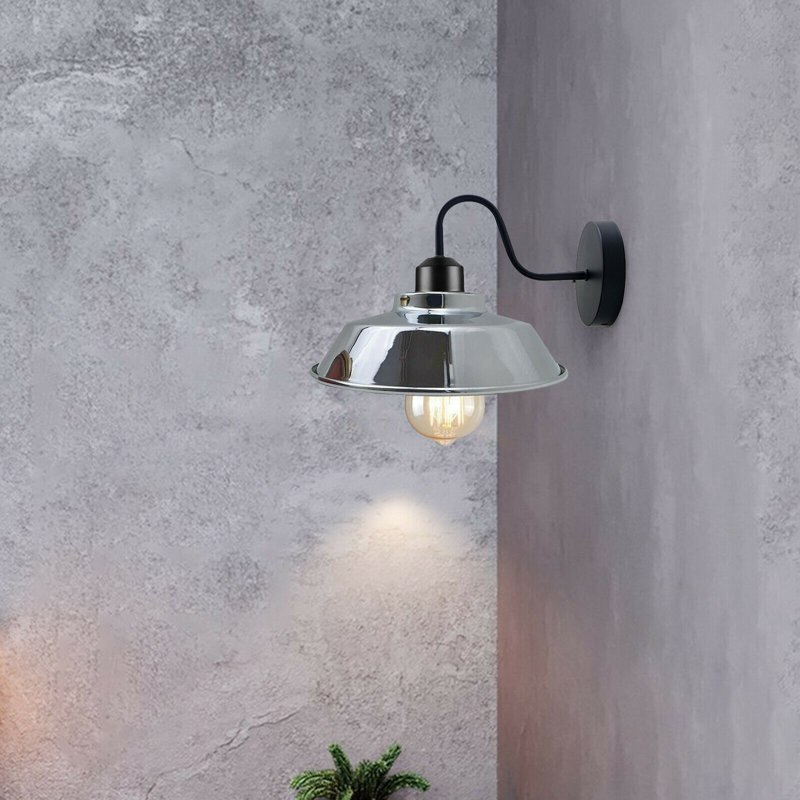 Mcquiston Armed Sconce, Chrome