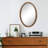 Malathi Rattan Oval Wall Mirror