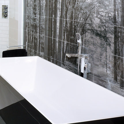 Cora 1 Handle Floor Bath Shower Mixer Bath Filler with Diverter