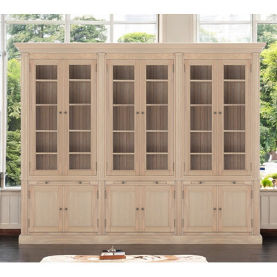 Amali 609.6 cm H x 762 cm W Library Bookcase