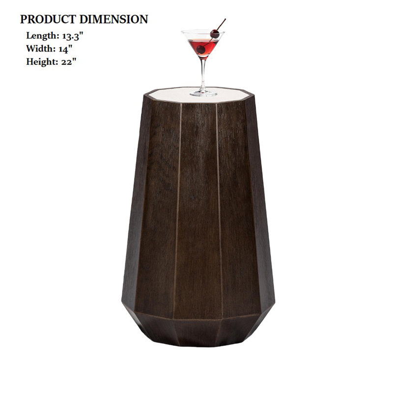 Table de style transitionnel Martini 1pc