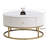 Round Coffee Table with Drawers