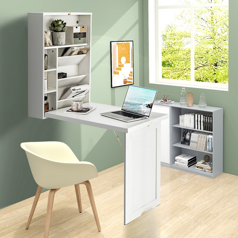 Bureau flottant Camlyn, Blanc