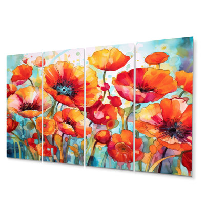 Plants & Flowers Wall Decor on Metal