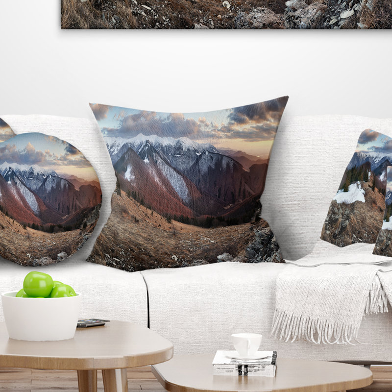 Coussin Panorama, 16 po x 1 po, Coussin décoratif