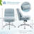 Upholstered Armless Task Office Chair without Wheels-1868986327