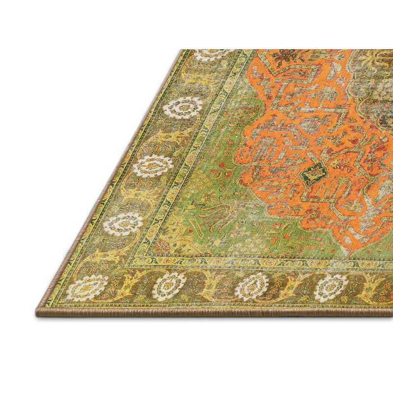 Carmiencke Oriental Indoor Rug, Rectangle 7' x 10'
