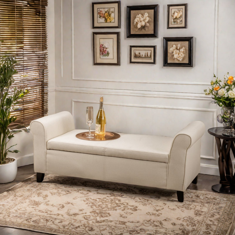 BANC DE RANGEMENT HAYES ARMED, Beige