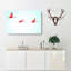 Three Pink Flamingos - Wrapped Canvas-56645298