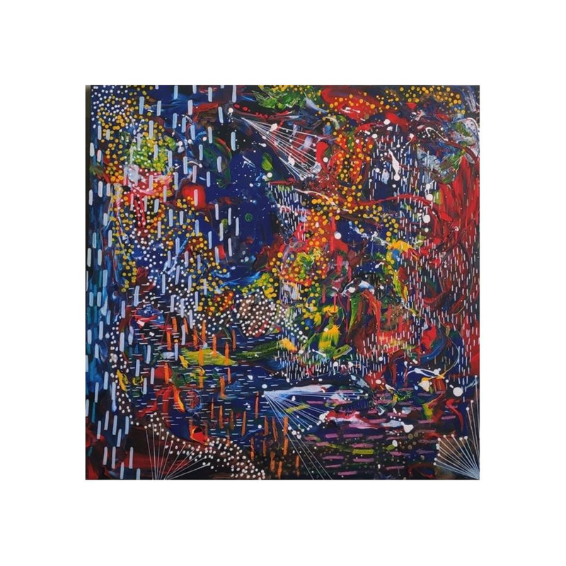 Astronomique | Technique mixte sur toile | Par Namrata Dey