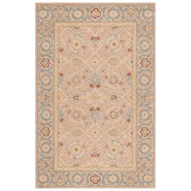 Tingley Hand Tufted Wool Oriental Rug, Rectangle 5' x 8'