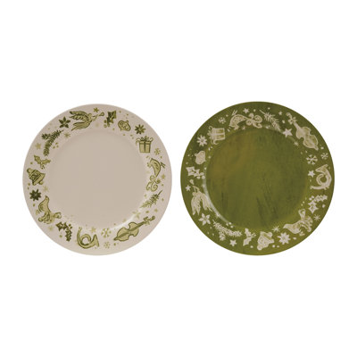 Assiette des Fêtes en grès