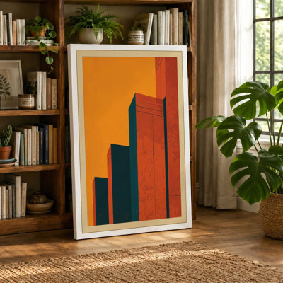 Urban Geometry Modern - Wrapped Canvas