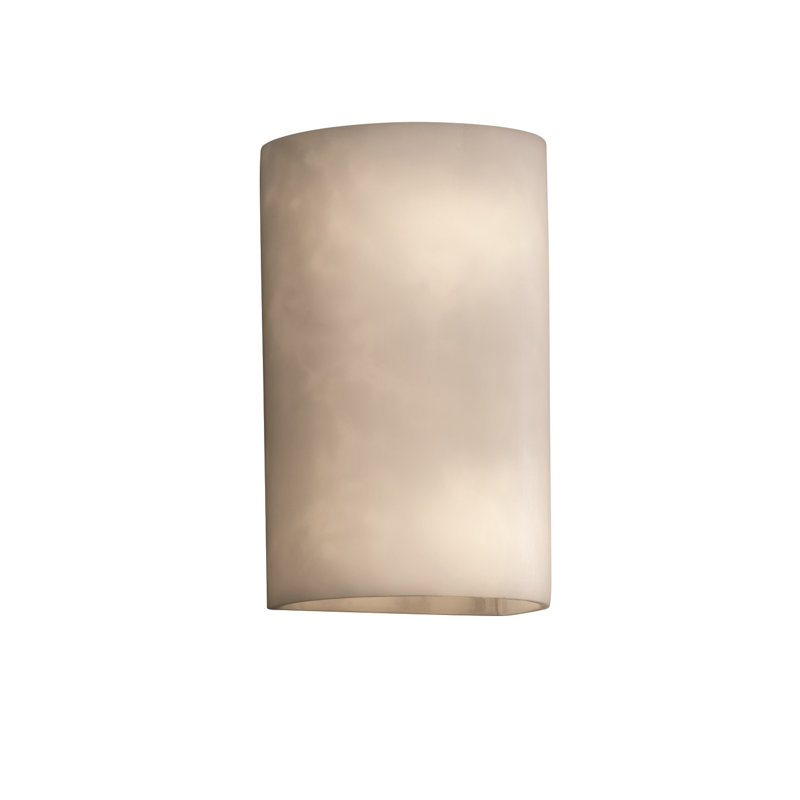 Applique murale beige / crème Ainka 1, H 12,5 po x l 7,75 po x P 7,75 po