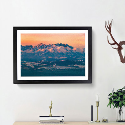 The Tatra Mountains in Poland - Picture Frame Painting Print