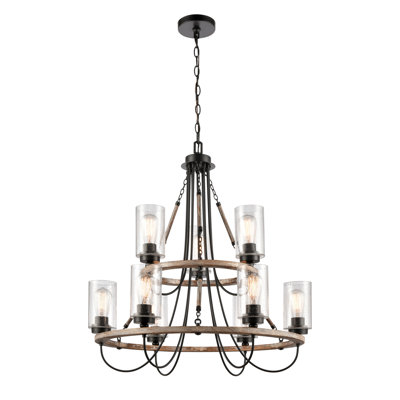 Drazic 9 - Light Dimmable Cylinder Chandelier