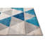 Rubino Modern Geometric Blue/Grey Easy to Clean Area Rug-1391156447