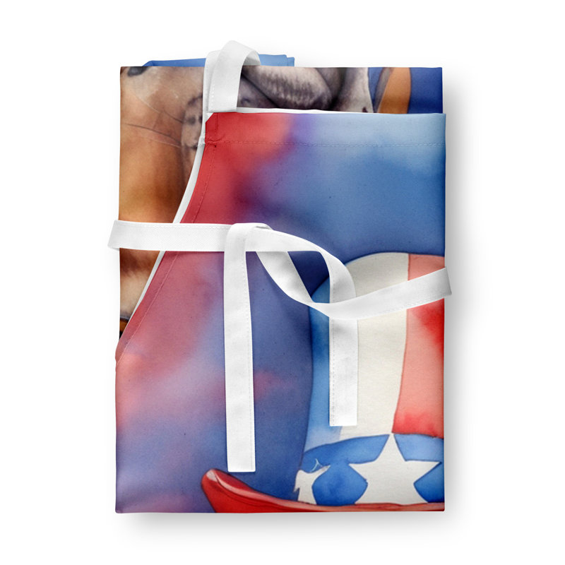 Patriotic American Apron, Rhodesian Ridgeback