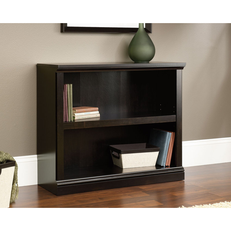 Hartman Bookcase, Estate Black, (2 Shelves) 29.92" H x 35.28" W x 13.31" D