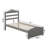Elliana Solid Wood Platform Bed with Footboard & Built-in Charging Station-81970980-81970981