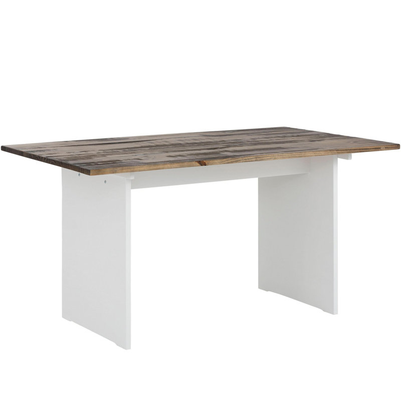 Montebello Pine Solid Wood Base Dining Table, Brown, H76 x L180 x W90cm