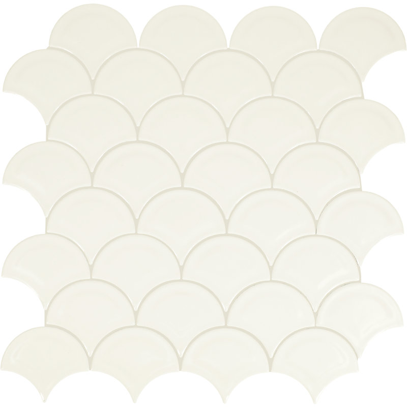 Carrelage mosaïque 3 pouces Daltile Revalia Remix (10 pièces par carton) (10,20 pieds carrés par carton), Felicity - blanc