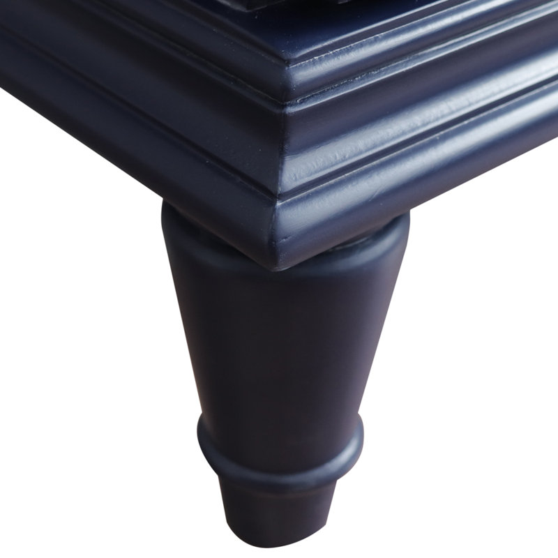 Ensemble de meuble-lavabo simple 37 po Lindisfarne, Bleu, Granite