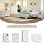 Armoire blanche à cinq tiroirs (1 pièce)