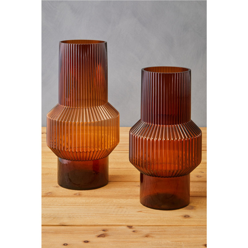 Oberlander Glass Table Vase, 37cm H x 18cm W x 18cm D