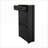 Shoe Cabinet with Adjustable Flip Drawers, Wood Grain Top &amp; Extra Storage Drawer | Black | Contemporary-1866107011