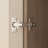35.4 " W Glass Entry Hall Wardrobe