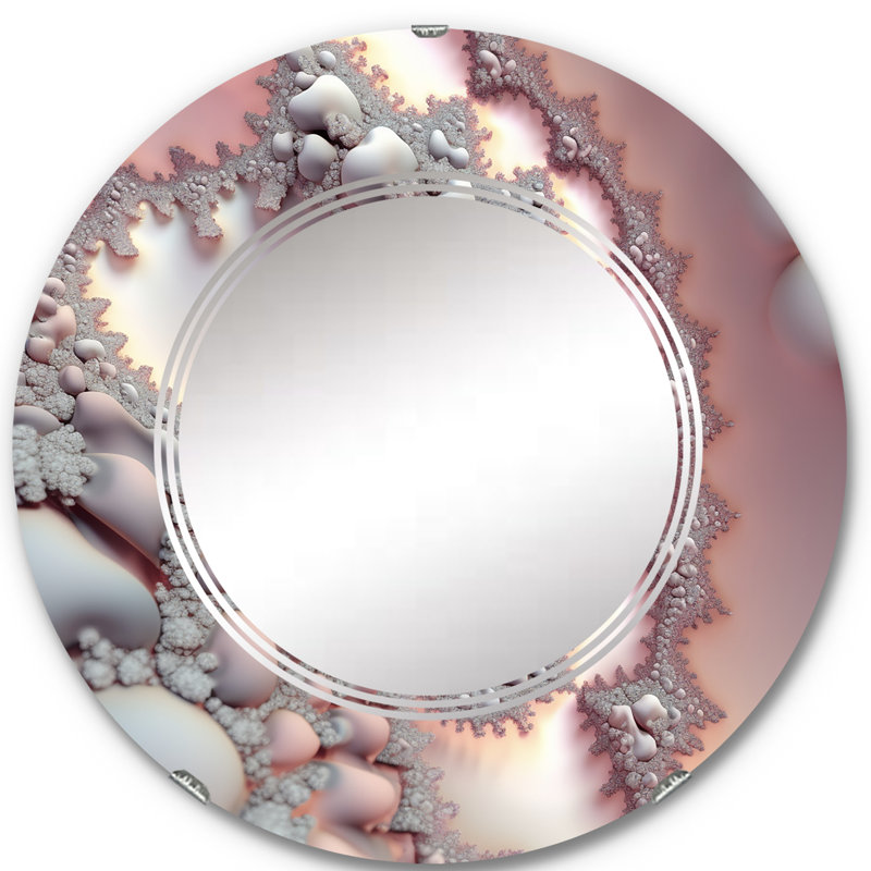 Huon - Miroir mural moderne rond, 24 po x 24 po