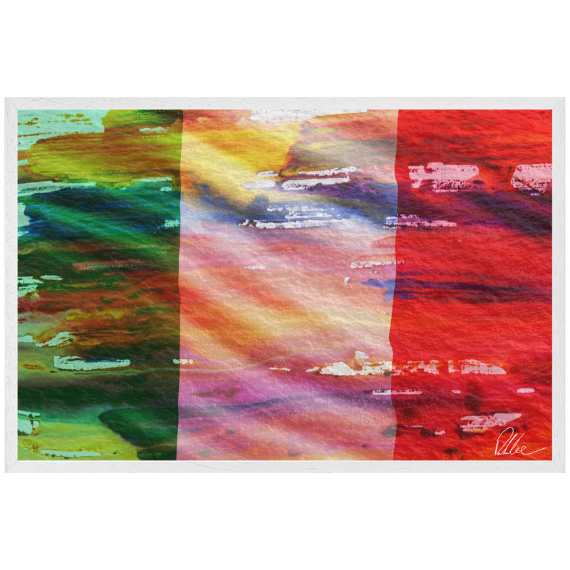 Single Picture Frame Print, 41cm H x 61cm W x 4cm D, White