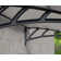 Palram - Canopia Neo 2' 9" D Polycarbonate Mist Stationary Slope Door and Window Awning