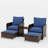 Idamarie Wicker Conversation Set with Ottoman-105270514-85514300
