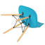 Chaise d'appoint moderne avec pieds en bois-564973927