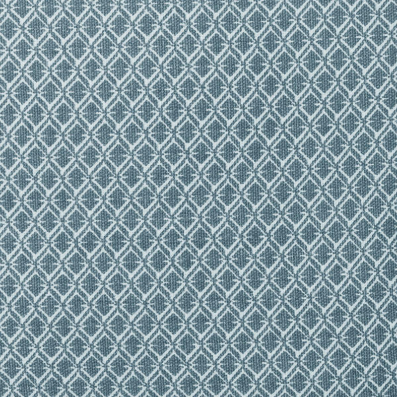 Gus Geometric Rectangular Cushion, Blue Duck