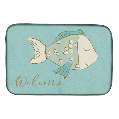 Tapis de séchage fish welcome