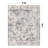 Transitional Distressed Medallion Washable Non Slip Area Rug-2134375012