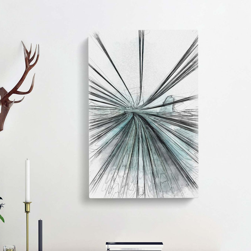 Speeding Ahead In Abstract - Wrapped Canvas Print, 50cm H x 35cm W x 3cm D