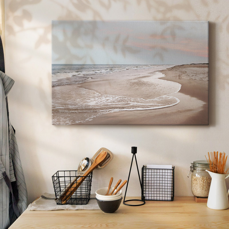 Corolla Soft Shore-Gallery Wrapped Canvas, 12" H x 18" W