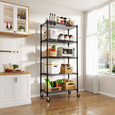 Multi-Size 5-Tier Kitchen Shelf
