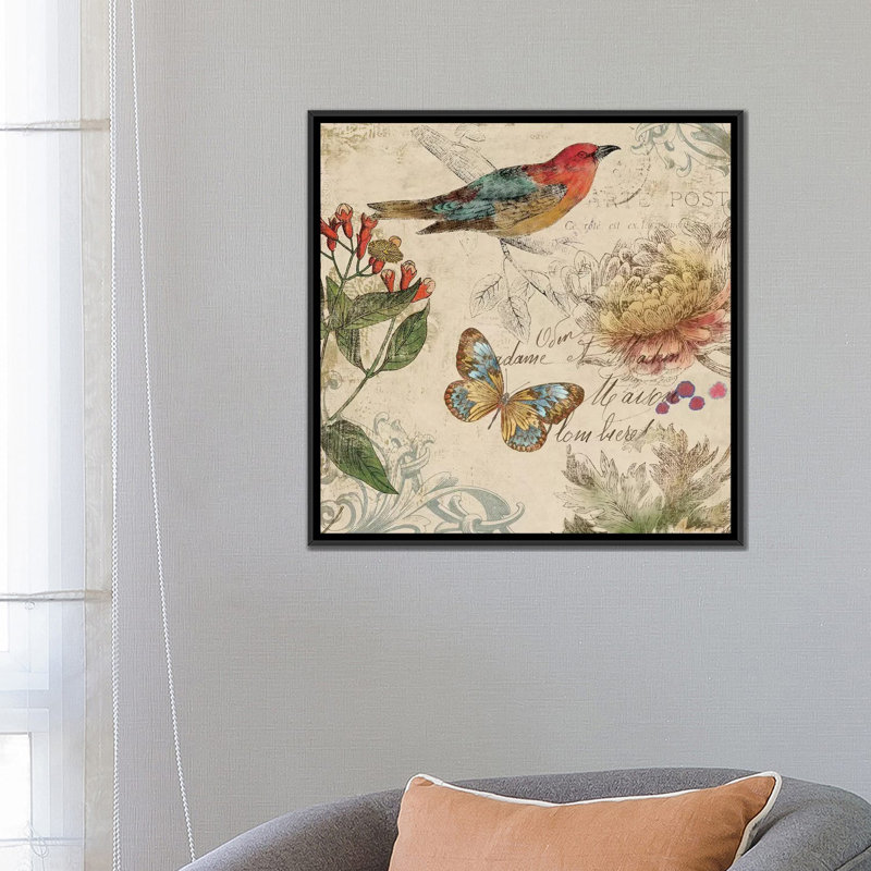 «Nature», reproduction sur toile, H 18 po x l 18 po x P 1,5 po, Toile encadrée noire, Pas de tapis