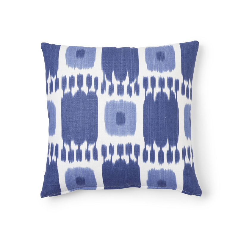 Kandira Pillow, Blues, 18" x 18"
