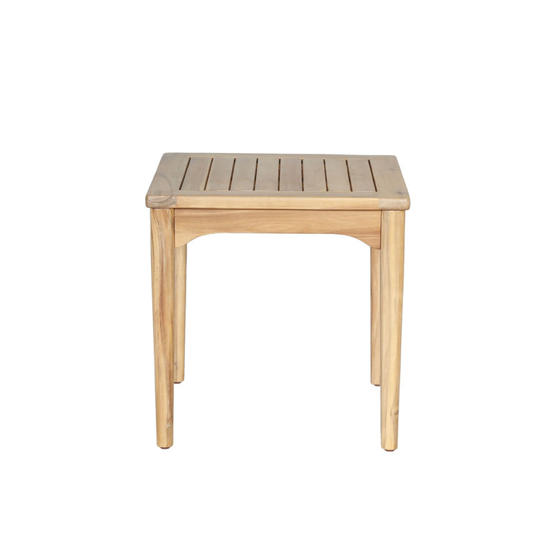 Launia Solid Wood End Table