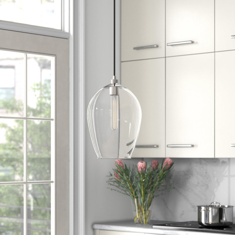 Alala 1 - Light Single Pendant, Polished Nickel